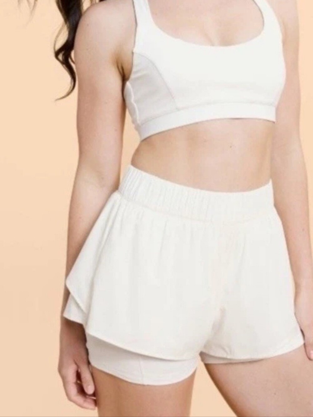 New Blogilates Ruffle Balletcore Athletic Shorts - Picture 4 of 5